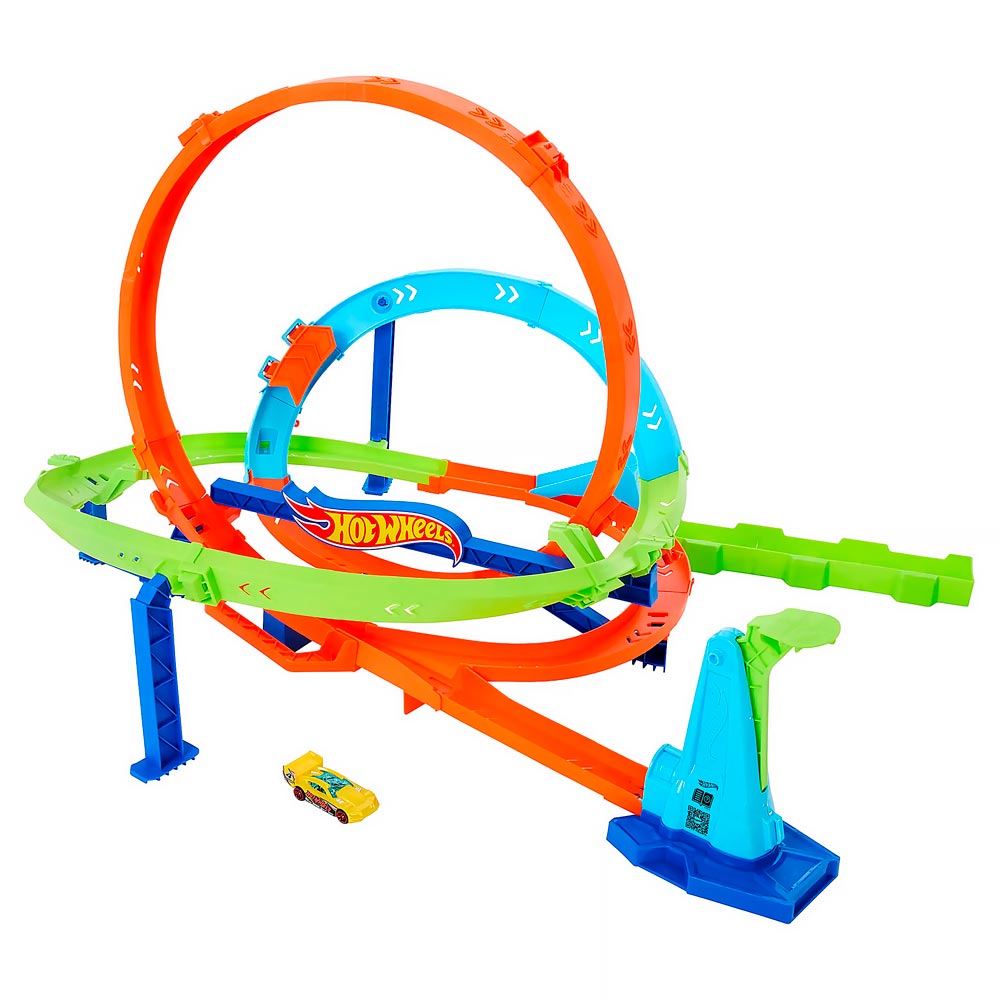 трек hot wheels испытание гиперпетли mattel htk16